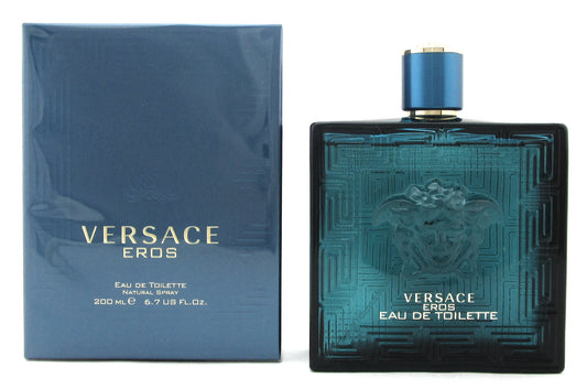 Versace Eros by Gianni Versace 6.8 oz. Eau de Toilette Spray for Men. New In Box