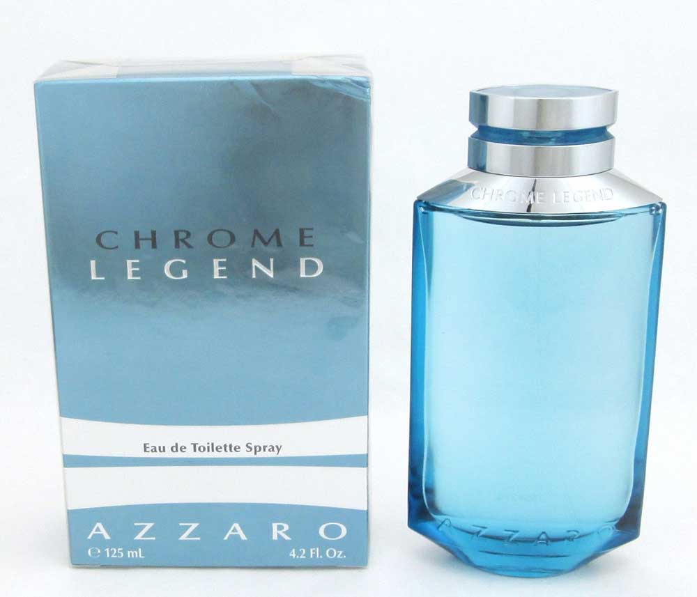 Chrome Legend by Azzaro for Men EDT Spray 4.2 oz/125 ml *Damaged Box