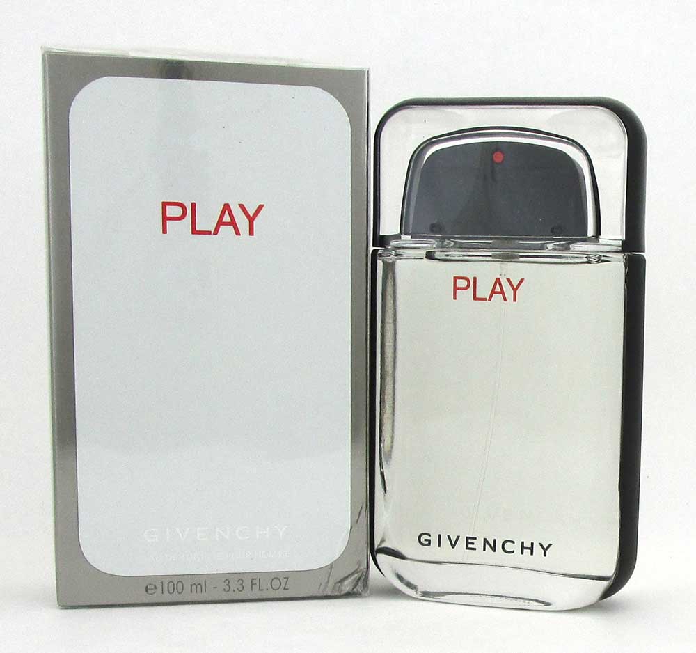 Play by Givenchy Eau de Toilette Spray 3.3 oz. for Men *Damaged Box