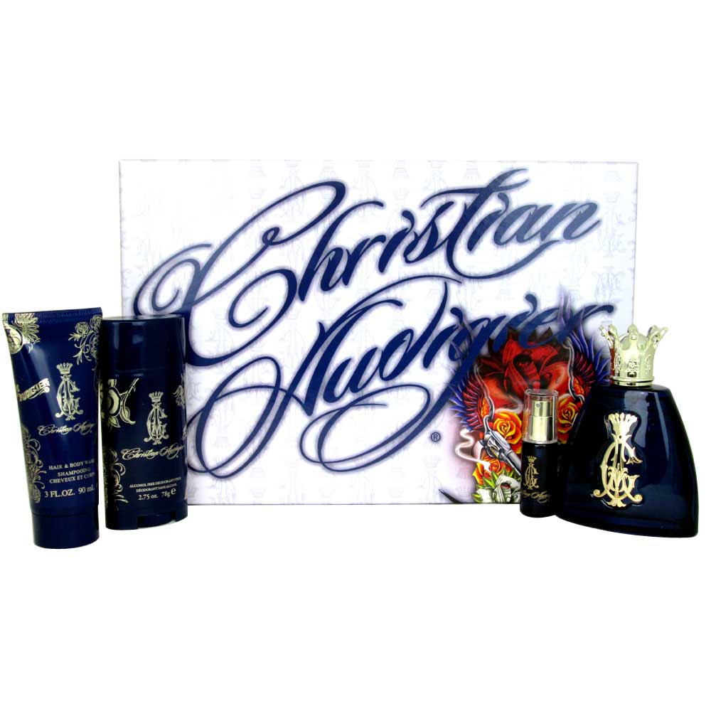 Christian Audigier Men's 4-piece Fragrance Gift Set