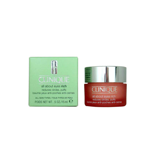 Clinique All About Eyes Reduces Circles, Puffs .5 oz./ 15 ml. Women