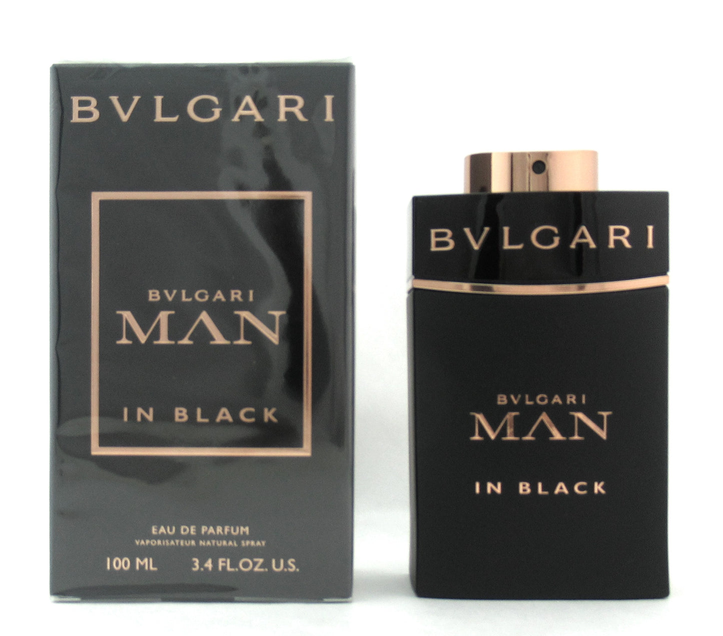 Bvlgari MAN in Black by Bvlgari Eau de Parfum Spray for Men 100 ml./ 3.4 oz. New Sealed Box