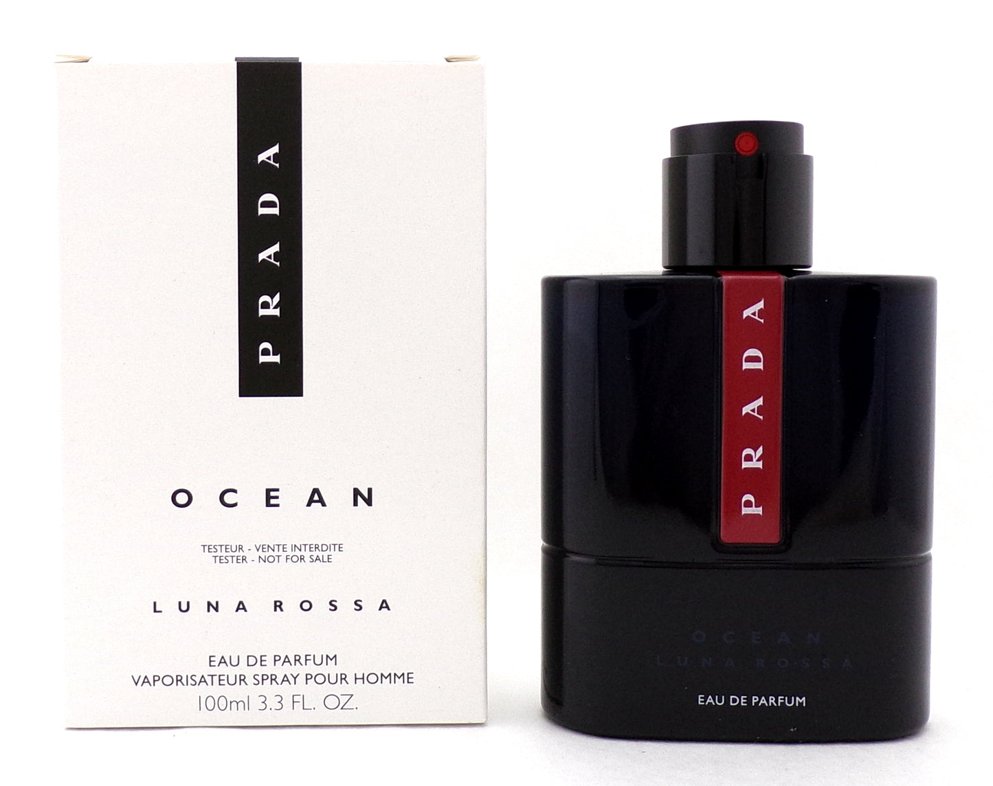 Prada Luna Rossa OCEAN 3.3 oz Eau de Parfum Spray for Men. New Tester