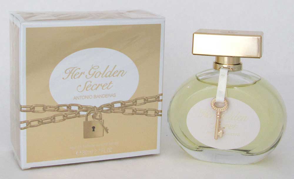 Her Golden Secret by Antonio Banderas Eau De Toilette Spray 2.7 oz