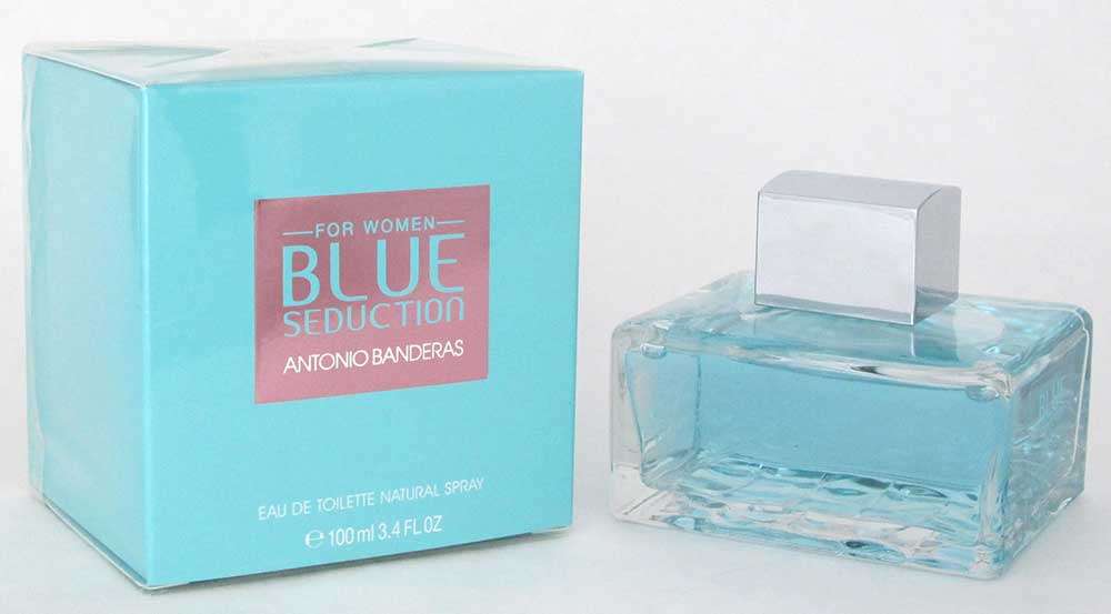 Blue Seduction by Antonio Banderas For Women EDT Spray 3.4 oz
