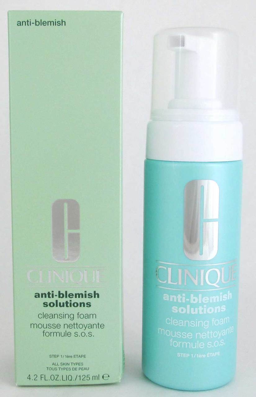 Clinique Anti-blemish Solutions Cleansing Foam 125 ml Damaged Box