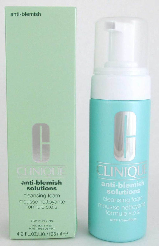 Clinique Anti-blemish Solutions Cleansing Foam 125 ml Damaged Box