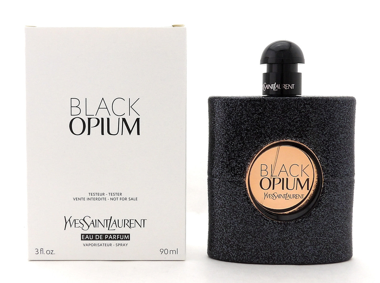 Black Opium by YSL 3.0 oz./90 ml. Eau de Parfum Spray for Women New Tester w/Cap