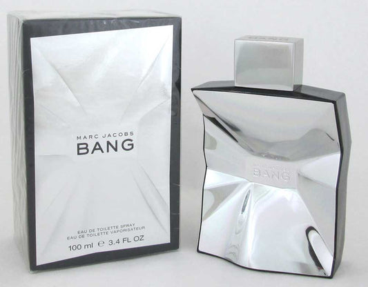 Bang by Marc Jacobs 3.4 oz EDT Spray For Men Slightly Damaged Plastic