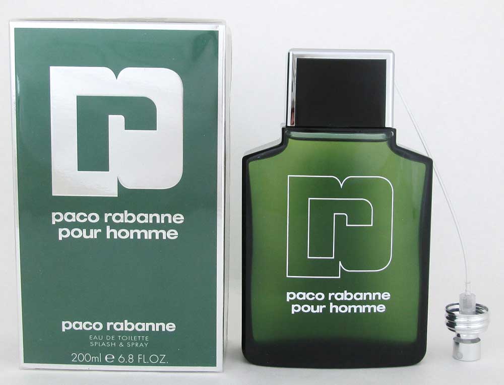 Paco Rabanne Pour Homme 6.8oz.EDT Splash/Spray.Slightly Damaged Box