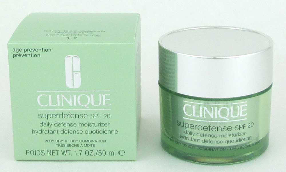 Clinique Superdefense SPF 20 Daily Defense Moisturizer 1.7oz/50ml NIB