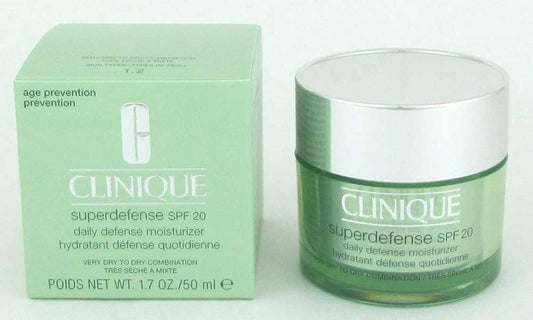 Clinique Superdefense SPF 20 Daily Defense Moisturizer 1.7oz/50ml NIB