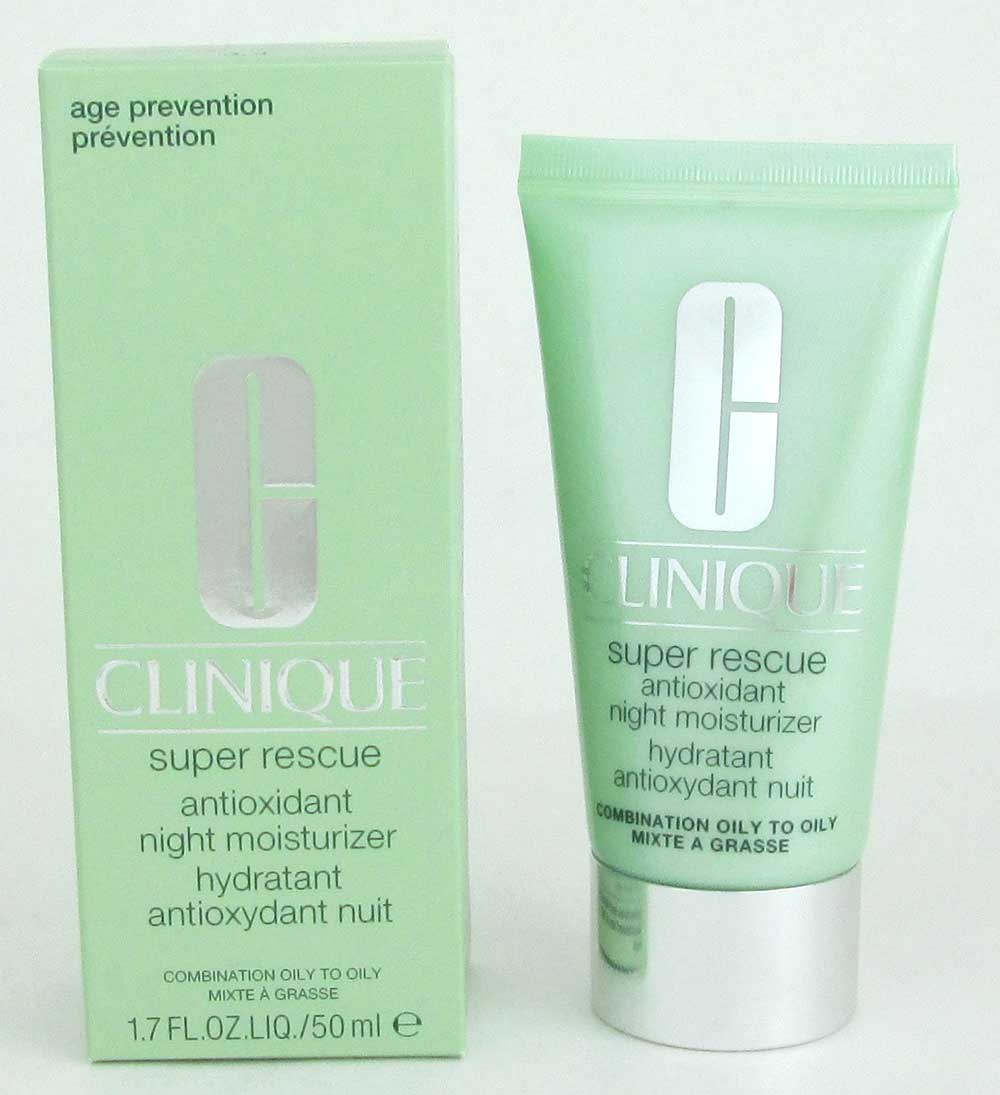 Clinique Super Rescue Antioxidant Night Moisturizer Comb/Oily 1.7 oz