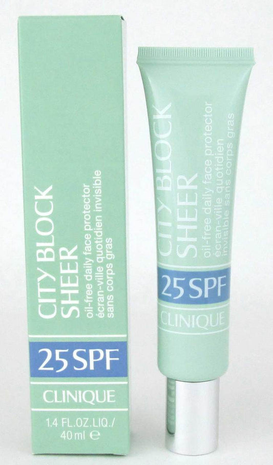 Clinique City Block Sheer Daily Face Protector SPF 25 1.4 oz./40 ml.