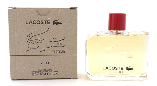 Lacoste RED by Lacoste 4.1 oz. Eau de Toilette Spray for Men. NEW Tester w/Cap