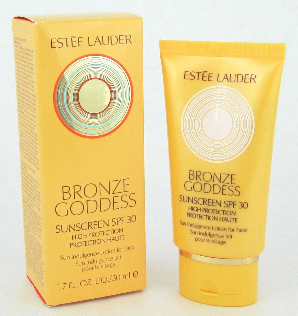 Estee Lauder Bronze Goddess Sunscreen SPF 30 Face 1.7 oz Damaged Box