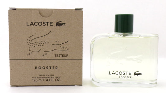 Lacoste Booster 4.1 oz/ 125 ml Eau de Toilette Spray for Men. New Tester w/Cap