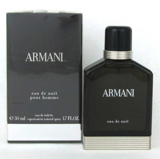 Armani Eau De Nuit by Giorgio Armani EDT Spray 1.7oz./ 50ml. Men New
