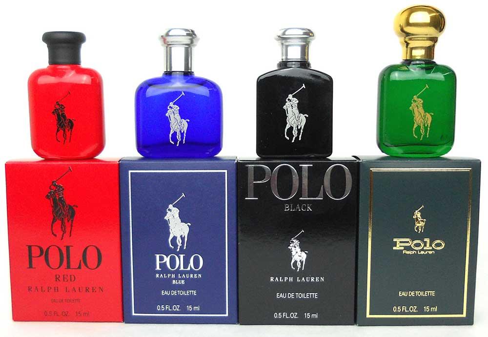 Ralph Lauren Polo Classic 4 Piece Mini Gift Set:Green+Blue+Black+Red