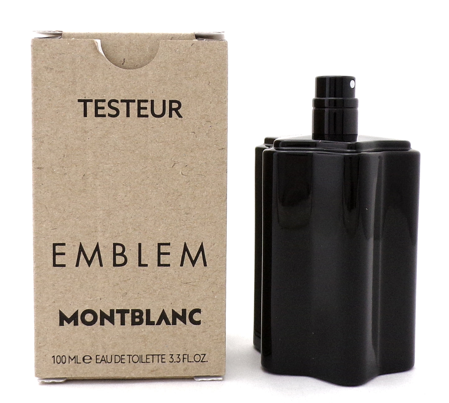 Emblem by Mont Blanc 3.3 oz./ 100 ml. Eau de Toilette Spray for Men. New Tester NO Cap