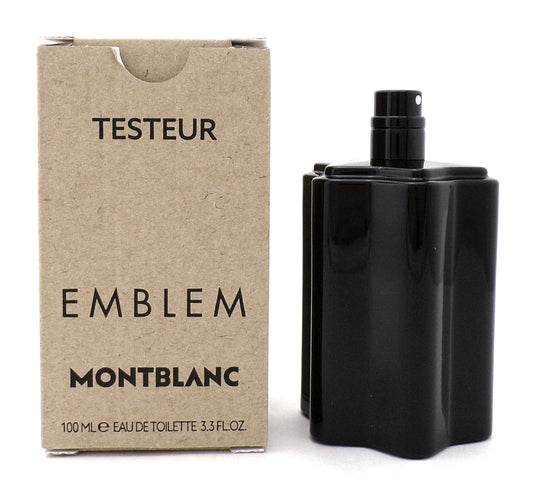 Emblem by Mont Blanc 3.3 oz./ 100 ml. Eau de Toilette Spray for Men. New Tester NO Cap