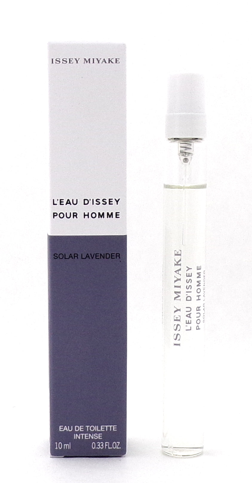 Issey Miyake L'eau D'issey Pour Homme SOLAR LAVENDER 0.33 oz./ 10 ml. EDT Intense Travel Spray for Men. New in Box