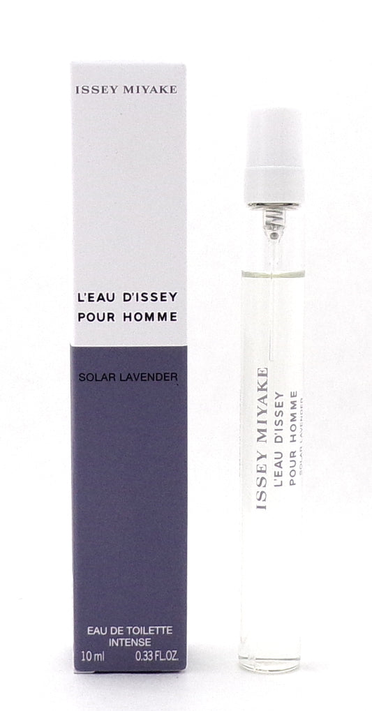 Issey Miyake L'eau D'issey Pour Homme SOLAR LAVENDER 0.33 oz./ 10 ml. EDT Intense Travel Spray for Men. New in Box