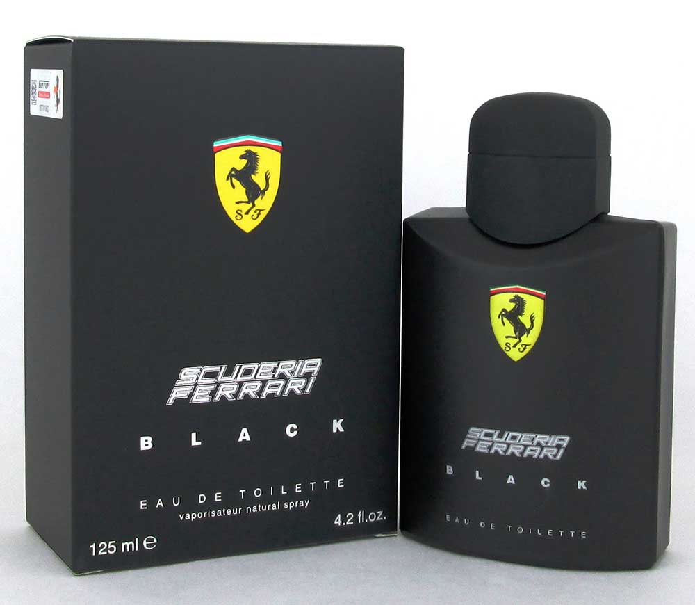 Scuderia Ferrari Black by Ferrari Eau de Toilette Spray 4.2 oz. Men