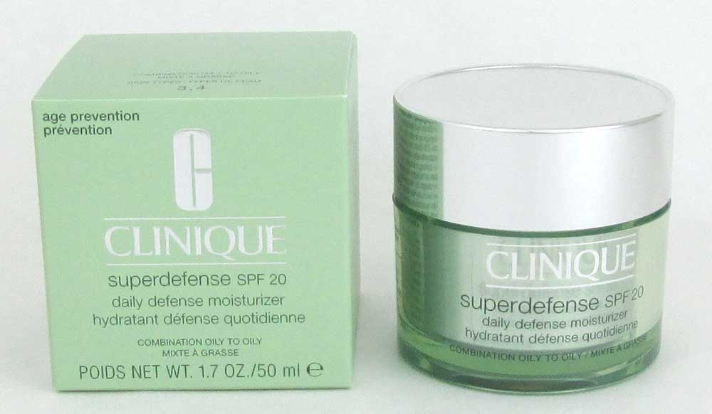 Clinique Superdefense Daily Defense SPF 20 Moisturizer 1.7 oz NIB