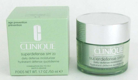 Clinique Superdefense Daily Defense SPF 20 Moisturizer 1.7 oz NIB