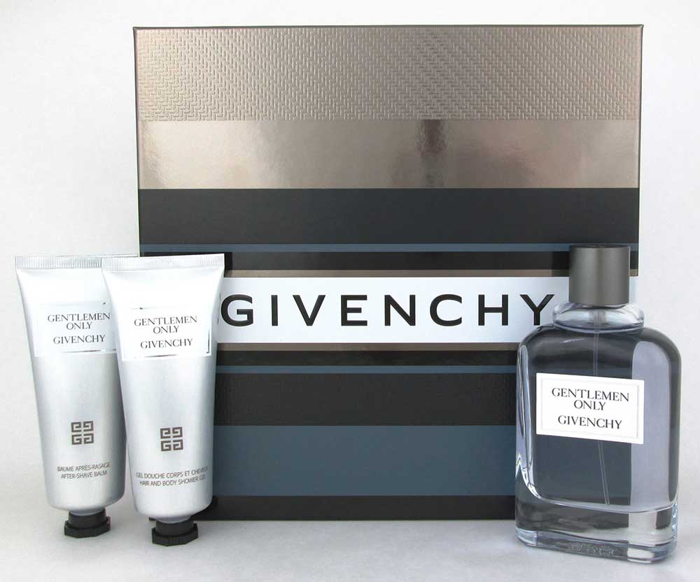 Givenchy Gentlemen Only Gift Set: 3.3oz EDT+2.5oz A/S Balm+2.5oz ShG