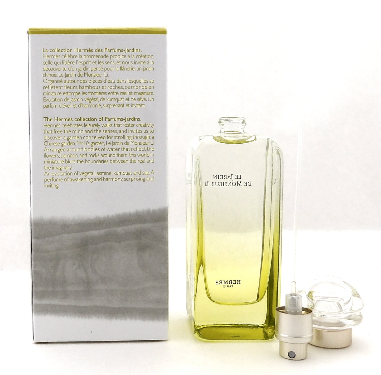 Le Jardin De Monsieur Li by Hermes 3.3 oz. Eau de Toilette Refillable Spray Unisex. New Box