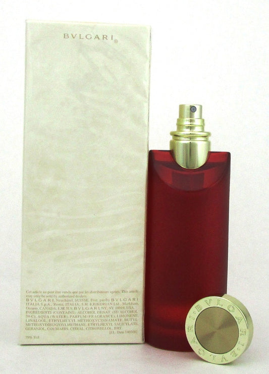 Au The Rouge by Bvlgari Eau de Cologne Spray 2.5oz. New in Sealed Box