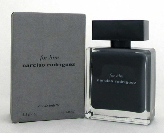 For Him by Narciso Rodriguez Eau de Toilette Spray 3.3oz *DamagedBox