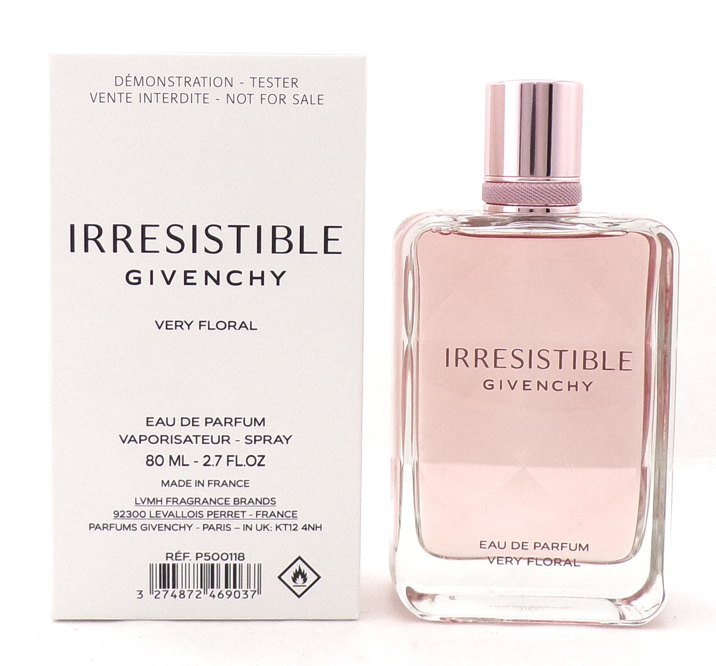 Givenchy Irresistible VERY FLORAL 2.7oz Eau de Parfum Spray for Women New Tester w/Cap
