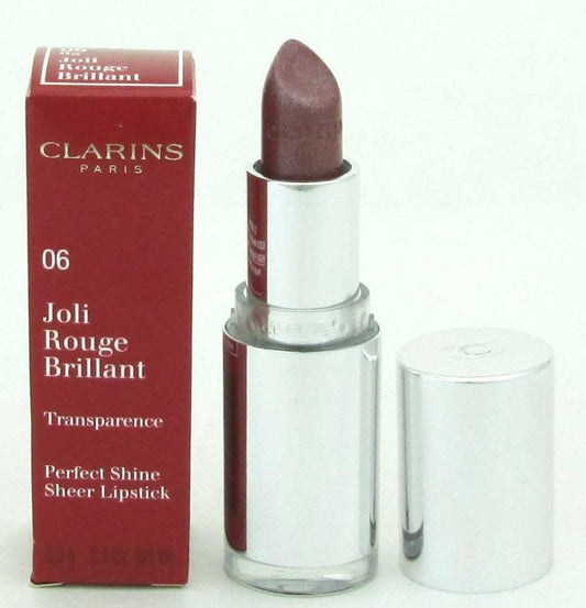 Clarins Joli Rouge Brillant Perfect Shine Sheer Lipstick 06 Fig 3.5 g