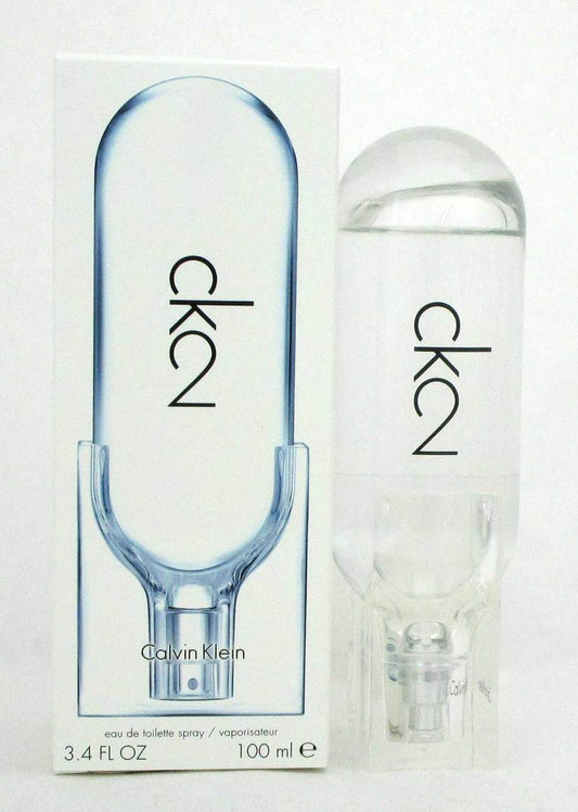 CK2 by Calvin Klein Eau de Toilette Spray 3.4 oz/ 100 ml Unisex New