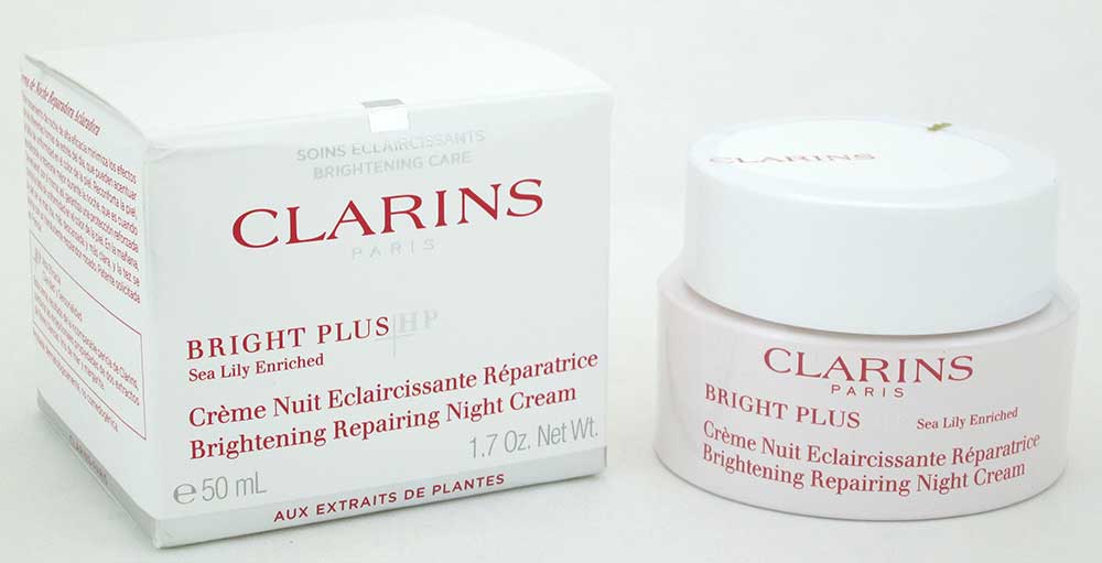 Clarins Bright Plus HP Brightening Repairing Night Cream 50ml Damaged
