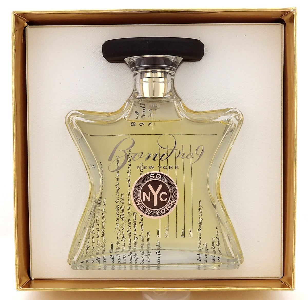 Bond No.9 So New York 3.3 oz./100 ml. Eau de Parfum Spray Unisex. New in Box