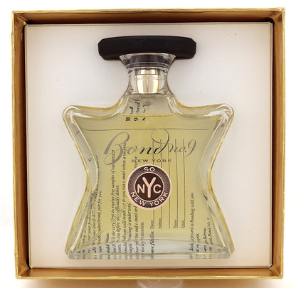 Bond No.9 So New York 3.3 oz./100 ml. Eau de Parfum Spray Unisex. New in Box