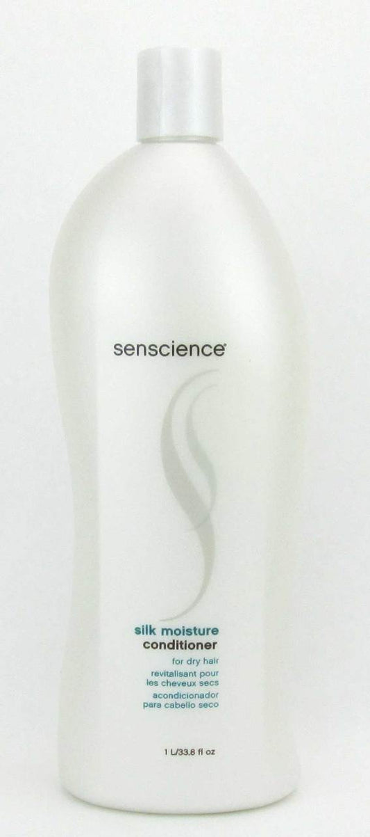 Senscience Silk Moisture Shampoo For Dry Hair 1000 ml/33.8 oz New