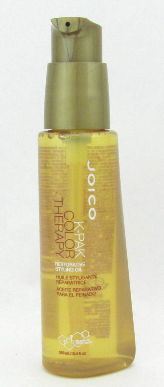Joico K-Pak Color Therapy Restorative Styling Oil 3.4 oz/ 100 ml New