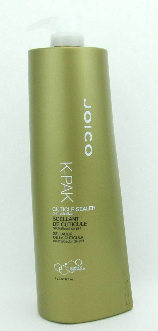 Joico K Pak Cuticle Sealer pH Neutralizer 1 L./ 33.8 oz New with Pump