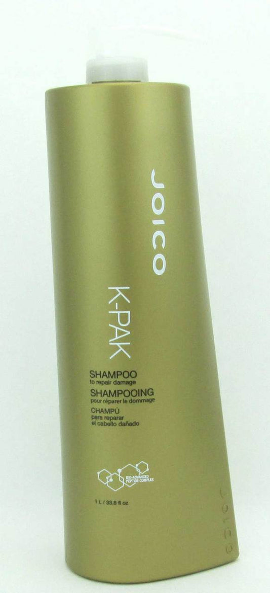 Joico K-Pak Shampoo To Repair Damage 1000 ml./ 33.8 oz New