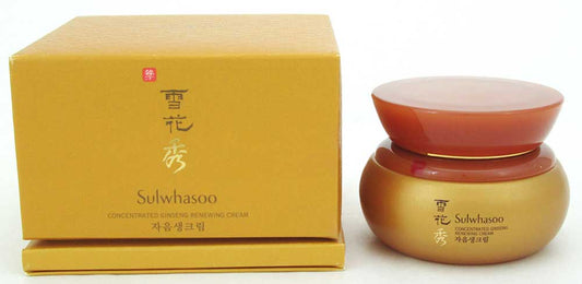 Sulwhasoo Concentrated Ginseng Renewing Cream 60 ml. No Cellophane