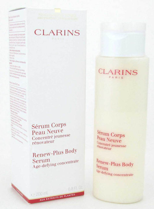 Clarins Renew Plus Body Serum Age-Defying Concentr. 200ml Damaged Box