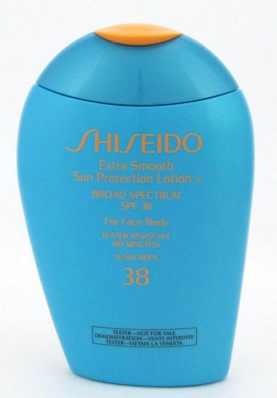 Shiseido Extra Smooth Sun Protection Lotion SPF38 3.3 oz *Tester