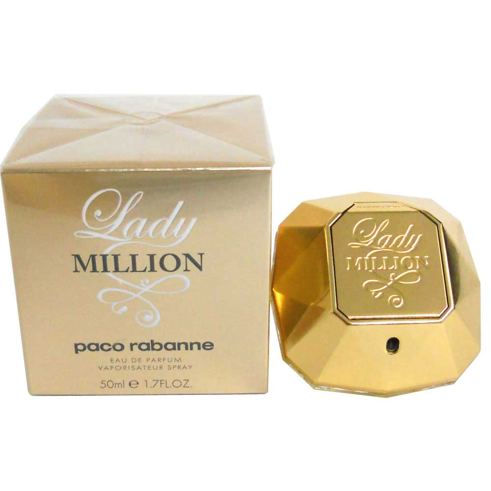 Lady Million by Paco Rabanne Eau De Parfum Spray 1.7 oz. Sealed. NIB
