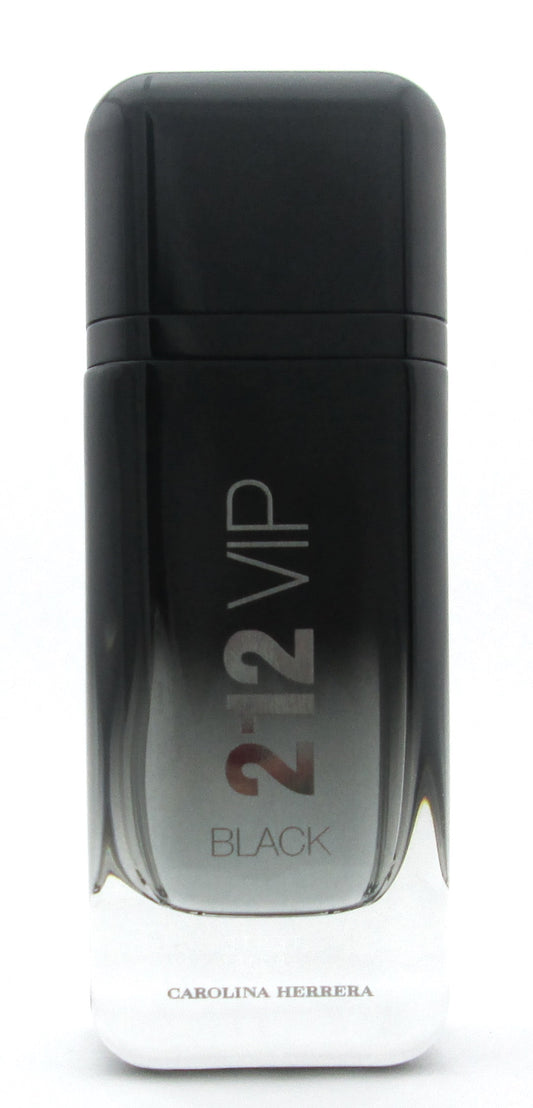 212 VIP BLACK by Carolina Herrera 3.4 oz. EDP Spray for Men Tester LOWFILL Bottle