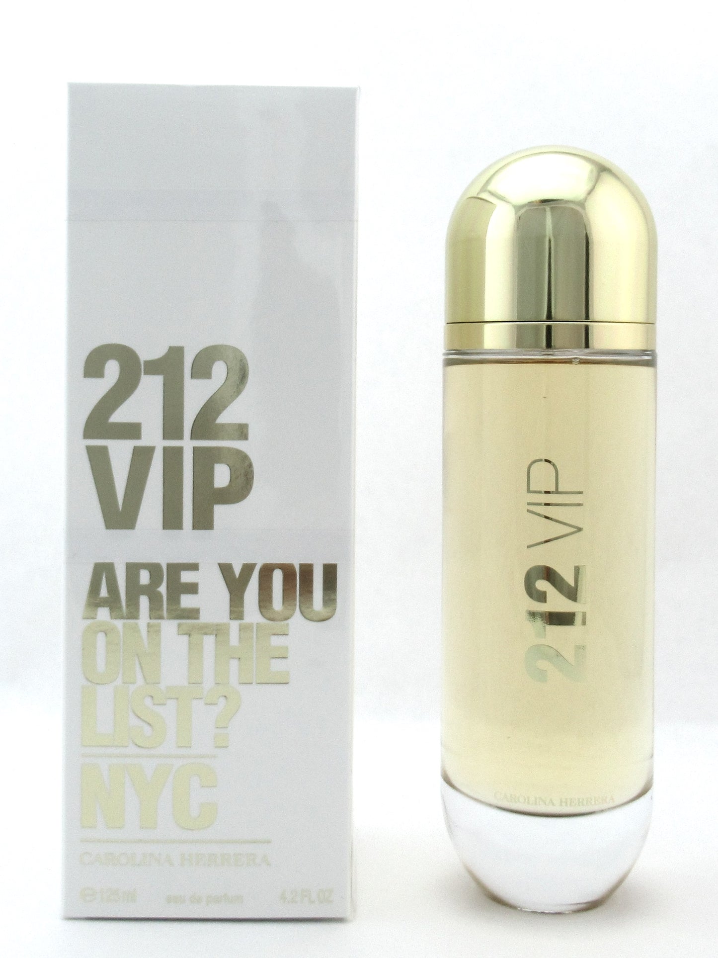 212 VIP by Carolina Herrera 4.2 oz. Eau de Parfum Spray for Women New Damaged Box